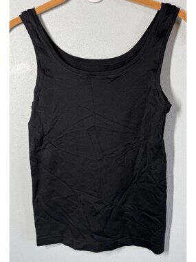Soma Seamless Cami Womens Small Black Stretch Comfort Layering Tank Top Soft